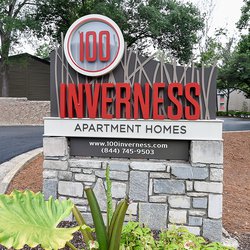 sign at 100 Inverness Apartments in Birmingham, AL