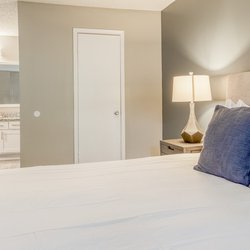 bedroom model unit at 100 Inverness Apartments in Birmingham, AL