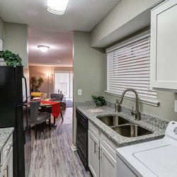 kitchen model unit at 100 Inverness Apartments in Birmingham, AL