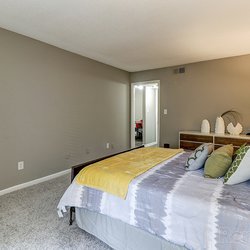 bedroom model unit at 100 Inverness Apartments in Birmingham, AL