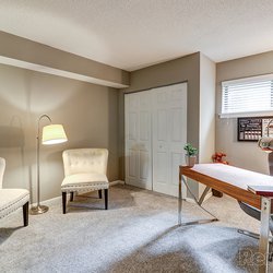 living room model unit at 100 Inverness Apartments in Birmingham, AL