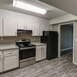 kitchen at 100 Inverness Apartments in Birmingham, AL